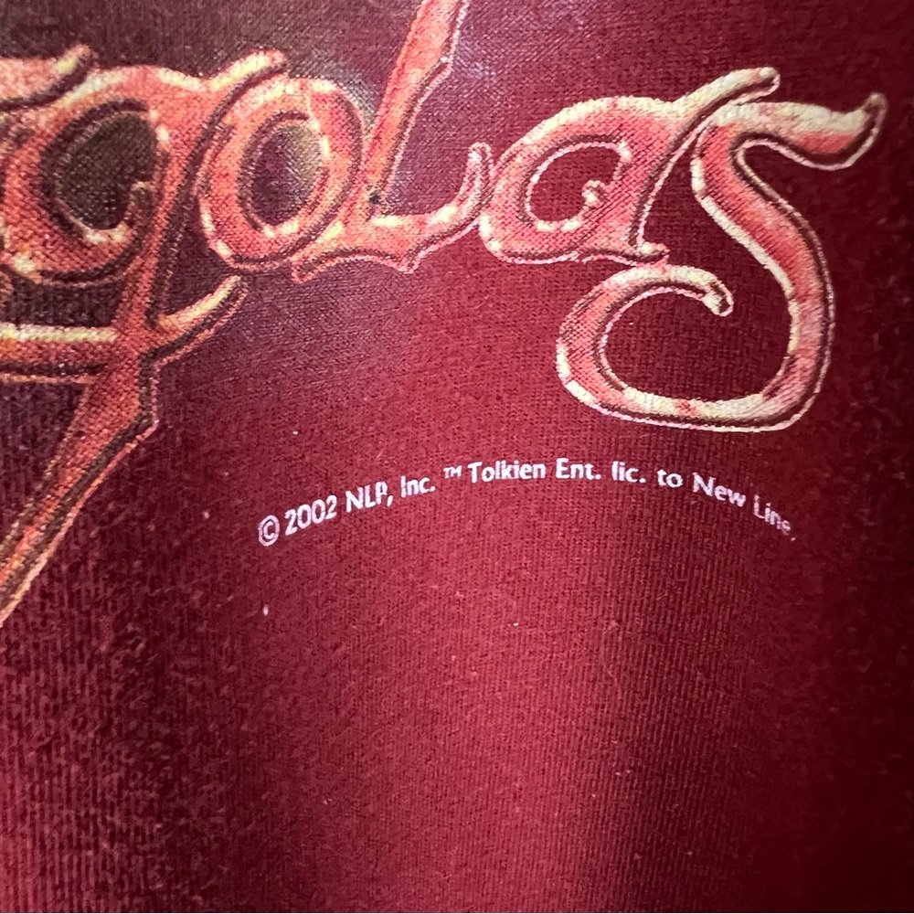 Vintage RARE 2002 Lord of the Rings Legolas T-Shirt Large - Picture 4 of 6